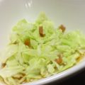 papikun's cooksnap of when they made キャベツのうめ味ホットサラダ.