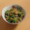 もんしゅしゅ's cooksnap of when they made おくらの粒マスタード和え.