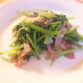 〜ai〜globe's cooksnap of when they made 空芯菜のにんにく炒め.