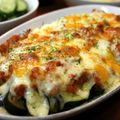 noamanma's cooksnap of when they made なすとズッキーニのミートソースチーズ焼き.