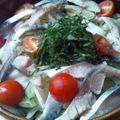 bulico's cooksnap of when they made しめ鯖と生野菜のサラダ.