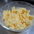 くらら♪☆'s cooksnap of when they made 【簡単】レンジで楽々♪スクランブルエッグ.