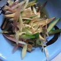 ☆かにちゃん☆'s cooksnap of when they made なす、きゅうり、みょうがの千切りサラダ.