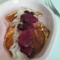 ななたぬ's cooksnap of when they made 白桃とブラックベリーのフルーツソース.