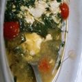 ちー☆〃's cooksnap of when they made モロヘイヤのふわとろっスープ.