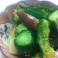 りさっち33's cooksnap of when they made キュウリとみょうがのごま塩和え.