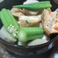 ゆ え 。's cooksnap of when they made 山芋と油揚げの煮もの♪山芋がほっくほっく.