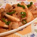 rie-tin's cooksnap of when they made じゃがいもと豚肉のキムチ炒め.