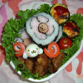 shizuのうち's cooksnap of when they made 海苔巻きのお花畑ฺ.