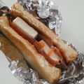 やしゅう's cooksnap of when they made スモークサーモンと大葉のサンドイッチ.