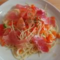 Nekozame's cooksnap of when they made 完熟トマトと生ハムの冷製パスタ.