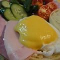 まゆげねこ's cooksnap of when they made エッグベネディクト.