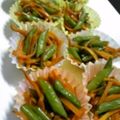 450μmの天体観測's cooksnap of when they made お弁当にもう１品！いんげん人参炒め中華味.
