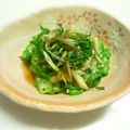 新妻あや's cooksnap of when they made オクラに大葉＆みょうがのっけ盛り.