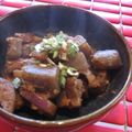 Eye candy's cooksnap of when they made 茄子とこんにゃくのコロコロ炒め.