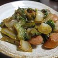 まな竜's cooksnap of when they made ゴーヤとウインナーのナンプラー炒め♡.