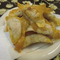 ★さや☆すん★'s cooksnap of when they made ツナと玉葱で、簡単揚げワンタン♪.