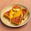 島子☆'s cooksnap of when they made ここまでずぼらな①チーズトースト♡.