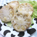 さったんママ's cooksnap of when they made 豆腐とひき肉の蓮根はさみ揚げ.