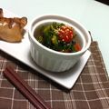 ＊とみこ＊'s cooksnap of when they made ニラとトマトのピリ辛中華和え❀.