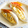 ＊＊rose＊＊'s cooksnap of when they made ふわとろ♪卵とチーズのはんぺんサンド.
