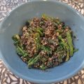 tikariri's cooksnap of when they made 子供もパクパク甘いほうれん草のゴマ和え.