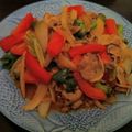 あかね･ω･）'s cooksnap of when they made 野菜たっぷりピリ辛炒め.