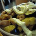 Ｋazu's cooksnap of when they made なすと鶏ももの出会い頭事故！キャベツ添え.