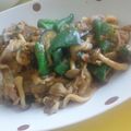 みさたんnk's cooksnap of when they made 豚肉とナス、ピーマンの味噌炒め 大葉風味.