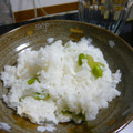 ゆいランラン's cooksnap of when they made もっちり✿味のある枝豆ご飯✿.
