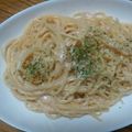 ミシｪル★'s cooksnap of when they made 簡単ウマ☆明太子とチーズのクリームパスタ.