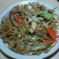 あべかわ餅's cooksnap of when they made 海老とニラの焼きそば.