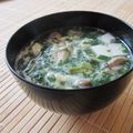 えみんちゅ＊'s cooksnap of when they made モロヘイヤと豆腐のお吸い物.