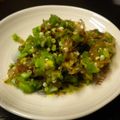 かずみぃ☆'s cooksnap of when they made おつまみに♪簡単オクラの梅和え.