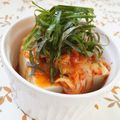 ななクレープ's cooksnap of when they made ✿大蒜ダレでスタミナＵｐ♡キムチ冷奴✿.
