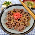 在宅勤務のおじさん's cooksnap of when they made お肉ふっくら柔らか◆牛丼◆.