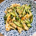 __おもち's cooksnap of when they made 鶏ササミときゅうりのピリ辛ウマあえ！.