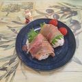みかかめ's cooksnap of when they made 【お弁当】❀生ハムの俵おにぎり❀.