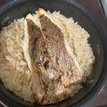 カフェフランボワーズ's cooksnap of when they made 簡単　炊飯器で店より旨い鯛めしお茶漬け付.