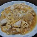 ★むさ's cooksnap of when they made 親子丼の味！鶏もも肉しめじ玉ねぎ卵とじ.