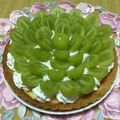 まりっコぐらし's cooksnap of when they made シャインマスカットのカスタードタルト.