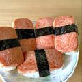 はのく's cooksnap of when they made SPAM おむすび.