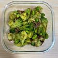 ももゆみ1230's cooksnap of when they made 【セブン】タコとブロッコリーバジルサラダ.