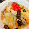 まりりんぺ's cooksnap of when they made 麺がパリ！あんかけ焼きそば！余り物でＯＫ.