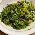kacyan1's cooksnap of when they made 母直伝☆大根の葉の美味しい食べ方.
