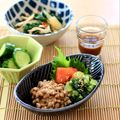 runa10's cooksnap of when they made 父親の好きな納豆の食べ方②野沢菜混ぜ.