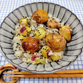 在宅勤務のおじさん's cooksnap of when they made 秋の食卓♪栗とさつま芋の炊き込みご飯.