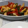 みぞれ's cooksnap of when they made しっとり鶏胸肉の青椒肉絲.