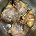 ブーゲンビリア小梅's cooksnap of when they made 甘辛黄金比♪真鯛のアラの煮付け.