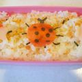音まま's cooksnap of when they made てんとうむし ＜キャラ弁＞.